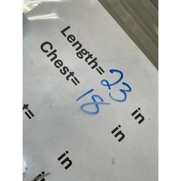 Vintage 80s College Point Sweater Vest Size Large VNeck Light Blue Deadstock NEW - Picture 6 of 6